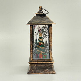 【マラソン限定★最大2000円OFFクーポンあり】【在庫処分お買い得】LEDウォーターランタン 北欧 アンティーク クリスマス 雑貨 ウィンター ライト ランタン 灯篭 デコレーション サンタクロース LED インテリア 照明 室内装飾 ギフト 電飾 スノーイング