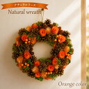 【スーパーSALE★半額以上！9/4 20:00-9/11 01:59】ハロウィンナチュラルリースLサイズ ハロウィン 玄関 部屋 北欧 装…