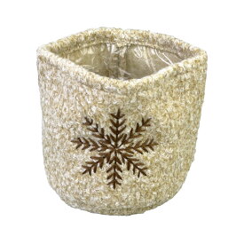 【スーパーSALE限定！最大2000円OFFクーポンあり】クリスマスウールポット ナチュラル 北欧 雑貨 装飾 デコレーション 飾り付け 卓上 小物入れ ナチュラル シンプル インテリア アンティーク デコレーション クリスマス置物 おしゃれ かわいい