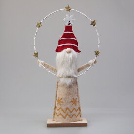 【在庫処分お買い得】LEDスタンド トムテ スノーマン ライト付きレッド クリスマス 北欧 冬 おしゃれ かわいい 卓上 テーブル 飾り 装飾 置物 小物 雑貨 インテリア サンタクロース サンタさん 卓上