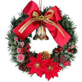 クリスマスリース 手作りキット 20cm レッド ゴールド DIY 北欧 簡単 キット おしゃれ かわいい 玄関 クリスマス イベント パーティ 大量 飾り付け 装飾 材料 林檎 素材 インテリア 雑貨 子供 ハンドメイド リース 工作 手作り イベント 赤