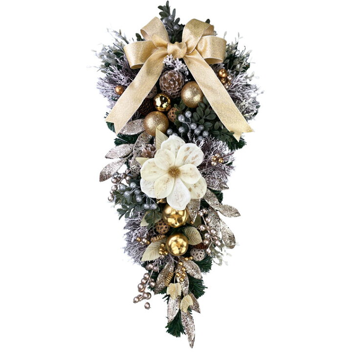 楽天市場】☆2024新商品☆ 壁掛け クリスマスリース 国産 60cm 