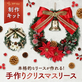 【最大500円OFFクーポン★8/4(火)20:00-8/11(火)01:59】クリスマスリース 手作りキット 20cm レッド ゴールド DIY 簡単 キット おしゃれ かわいい 玄関 クリスマス イベント パーティ 飾り付け 装飾 りんご 素材 インテリア 雑貨 子供 ハンドメイド リース 工作 手作り 赤