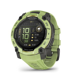 [��������] GARMIN �m���{���K�i�n�m���ʌ���n �r���v �����Y mens �E�H�b�` OHMICHI watch �K�[�~�� �h�� Instinct 3 AMOLED �^�t�l�XGPS�E�H�b�` Citrine Fern Green