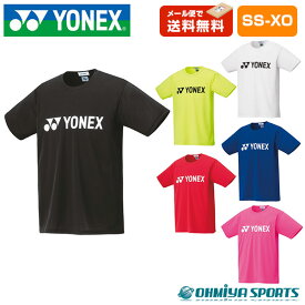 YONEX ヨネックス テニスウェア バドミントンウェア バドミントン Tシャツ 半袖 メンズ レディース 16501ドライ DRY 吸水速乾 定番 シンプル 清涼感 チーム ゲームシャツ ロゴ 練習 トレーニング