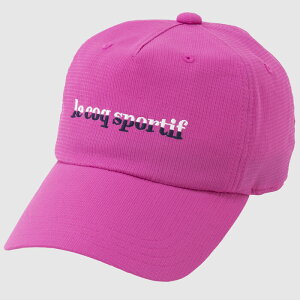ルコック le coq sportif レディースキャップ スポーツキャップ QMCPJC14-RPK(ラズベリーピンク)