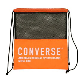 コンバース CONVERSE メッシュナップサック スポーツバッグ C2103092-5600N(ネオオレンジ)