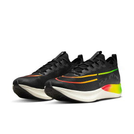 【今なら多機能シューズバッグつき】ナイキ Nike ズーム フライ 4 ランニングシューズ DQ4993-010(ブラック/ボルト/グリーンストライク)
