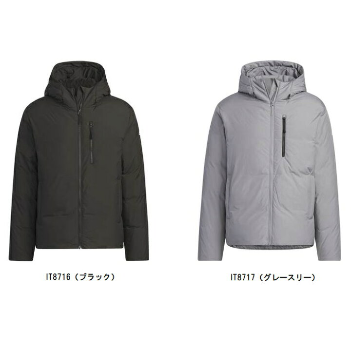 楽天市場】アディダス adidas M ESS フードダウンジャケット ダウン 