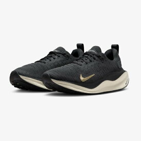 ナイキ Nike ウィメンズ リアクトX インフィニティ ラン 4 レディースランニングシューズ DR2670-006(ダークスモークグレー/メタリックゴールド/ブラック/ココナッツミルク)