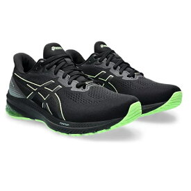 アシックス asics GT-1000 12 GTX ランニングシューズ 1011B684-002(Black/Illuminate Green)