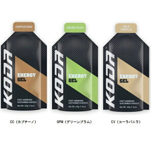 KODA ENERGY GEL 45g �i�J�t�F�C��80mg���j �G�l���M�[�W�F���E�T�v�������g KEGC �R�[�_�i��shoz�j�T�v�� �}���\�� �g���C�� �g������ RUNNING �o�R �⋋ �s���H �S���t