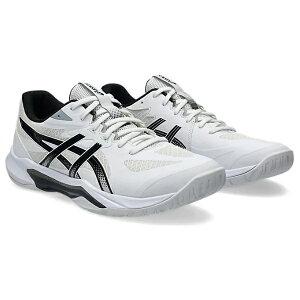 AVbNX asics GEL-TACTIC 13 o[{[V[Y 1073A079-100(White/Black)
