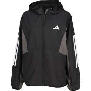 アディダス adidas W TEAM 3S ウーブンジャケット レディースウインドブレーカージャケット NCX84-KA0932(ブラック)