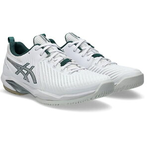 �A�V�b�N�X asics PRESTIGE NEO �e�j�X�V���[�Y�i�I�[���R�[�g�p�j 1043A030-100(White/Pure Silver)