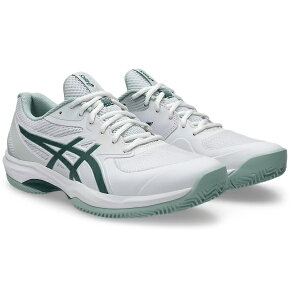 �A�V�b�N�X asics GAME FF CLAY/OC�i�I���j�E�N���[�j �e�j�X�V���[�Y 1041A490-104(White/Dark Neptune)