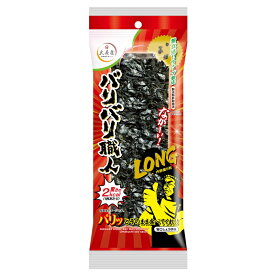 【海苔の大森屋】バリバリ職人 LONG 旨口しょうゆ味 新食感ウエーブ製法 30枚容器入りの2倍長さ 味付のり おやつ おつまみ
