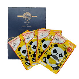 【海苔の大森屋 同時購入不可】送料無料 ネコポス配送 味付のりふりかけ 4個セット パンダデザイン 有明海産海苔使用 あられ入り 食感楽しい ふりかけ