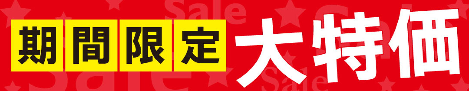 期間限定大特価