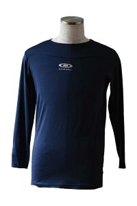 メール便のみ送料無料【野球 アクティブーム 長袖 アンダーシャツ 】ActiveM(アクティブーム) 長袖 機能性インナー ■ネイビー(無地) ■吸汗速乾機能 ■ストレッチ ■軽量 ■柔らか生地(肌触