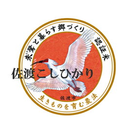 新米コシヒカリ お米 10kg 令和5年産 送料無料新潟 佐渡 コシヒカリ 玄米 白米朱鷺と 暮らす 郷米 こしひかり玄米 から精米 選択可能