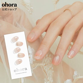 【公式】N Peachy Sparkle：ND-073-J/ ohora gelnails nail オホーラ ネイル ジェルネイル ネイルシール セルフネイル ネイルステッカー ジェルネイルシール ネイルデザイン おうちネイル