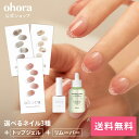 【ohora公式】40種類のデザインから3種類選べるセット+ケア用品2種セット：SET-014 ohora gelnails nail オホーラ ネ…