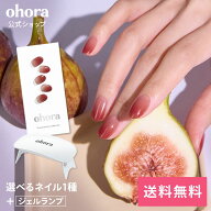【ohora公式】40種類から1種類選べるセット+ジェルランプ：SET-111-J ohora gelnails nail オホーラ ネイ…