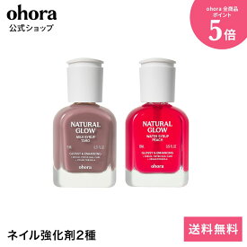 【ohora公式】ネイル強化剤2種：SET-161-J ohora gelnails nail オホーラ ネイル ジェルネイル ネイルシール セルフネイル ネイルステッカー ジェルネイルシール ネイルデザイン おうちネイル