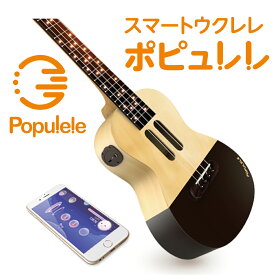 【日本正規代理店品】ポピュレレ Populele (　初心者　簡単　ウクレレ　 スマートフォン）