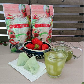 いちご緑茶ティーバック 3g20パック入り 2袋 fruits green tea Strawberry