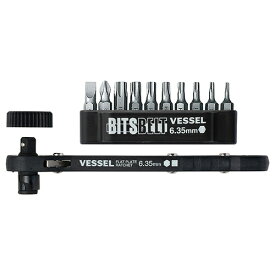 ベッセル　トルクス板ラチェット　ドライバーTX-11　ビット10本付