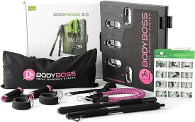 【国内正規品】BODYBOSS2.0 自宅 トレーニング 筋トレ ポータブルフィットネスジム ボディボス2.0 ピンク
