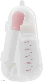 【楽天ランキング1位入賞】猫 哺乳瓶 犬 ペット 用品 ハムスター シリンジ スポイト 介護 ウサギ 授乳 水飲み 栄養補給 コンパクト 持ち運びセット 小動物 ピンク (ピンク)