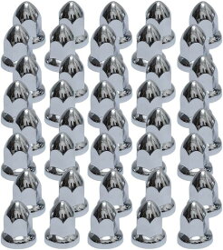 互換品トンガリ ホイール ナット キャップ 33mm H60 トラック ダンプ デコトラ アメリカン ユーロ カスタム 40個 (40個)