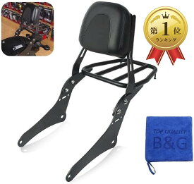 【楽天ランキング1位入賞】HONDA専用設計 汎用社外品 ホンダ Rebel250 Rebel500 レブル250 レブル500 2017-2020 シーシーバー バックレスト リアキャリア付き 黒