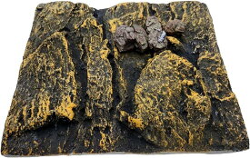 ジオラマ 岩場 ジオラマベース 地面 岩 模型 ジオラマ用 石 ジオラマ 石壁 撮影 小道具 石 ジオラマ用素材 (茶62岩/4セット)