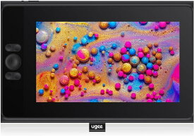 【全品P5倍★4/24 20時～】液タブ UE12 液晶ペンタブレット 11.6インチ ショートカットキー8個 充電不要スタイラスペン 8192レベル筆圧 ±60°傾き検知 1920×1080P 3つ色空間切り替え お絵描き Windows Mac Chrome Android 対応（ブラック）