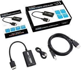 【楽天ランキング1位入賞】互換品PS1/PS2 to HDMI コンバーター RGB-YPbPr スイッチ 1080P出力対応 アスペクト比16:9/4:3 プラグアンドプレイ HDMIケーブル付属