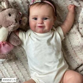 【楽天ランキング1位入賞】morytrade リボーンドール 人形 50cm リアル 髪の毛 おめめぱっちり