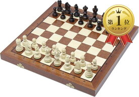 【楽天ランキング1位入賞】ChessJapan チェスセット オリンピアード 35cm 木製 (マルチカラー)