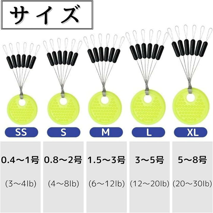 edonsa ウキ うき 止め ゴム シンカー ストッパー ストップ 釣り 浮き 