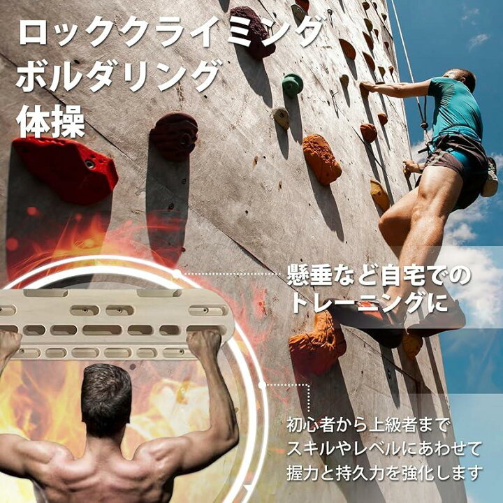 楽天市場】木製 フィンガーボード ボルダリング トレーニング 懸垂 