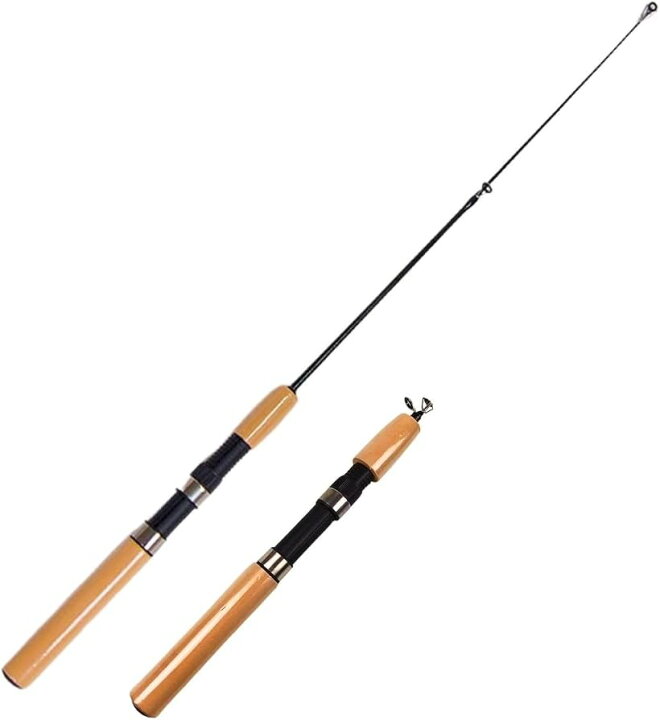 楽天市場】釣り竿 セット 75cm コンパクトロッド 振り出しロッド 穴 