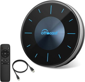 オットキャスト OttoAibox P3 CarPlay アダプター S46 YouTube/Netflixなど動画視聴可能 HDMI出力端子搭載 リモコン付き セット品 セット品リモコン＆HDMIケーブル付き