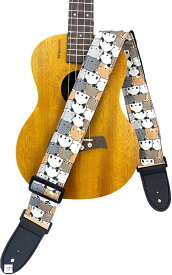 ギターストラップ ベース 可愛い 動物 フェンダー デザイン ベルト クマ (クマ)