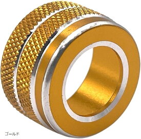 互換品 ドアミラー調整ノブカバー 電動ミラー調整スイッチ アルミカバー 内装パーツ 車内アクセサリー 車内装飾 汎用品 ゴールド (ゴールド)