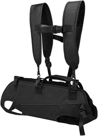 犬介護 ハーネス リフトハーネス 抱っこ紐 ペットスリング 小型犬 リュック バックパック (ブラック, Sサイズ)