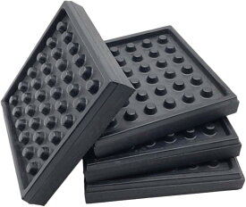 互換品 ジムマシンマット ジムマット 防振マット 防音マット フロアマット ゴム (ブラック, ワンサイズ)