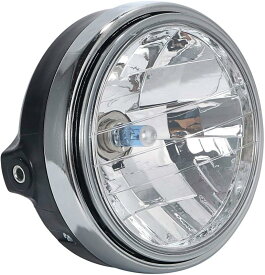 互換品ヤマハ 用 マルチ リフレクター ヘッド ライト ランプ 純正タイプ XJR400/R 4HM RH02J RZ250R R1-Z 等 汎用 パーツ 社外品